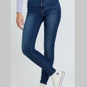 Pacsun Mid Rise Skinny Jeans Dark Wash